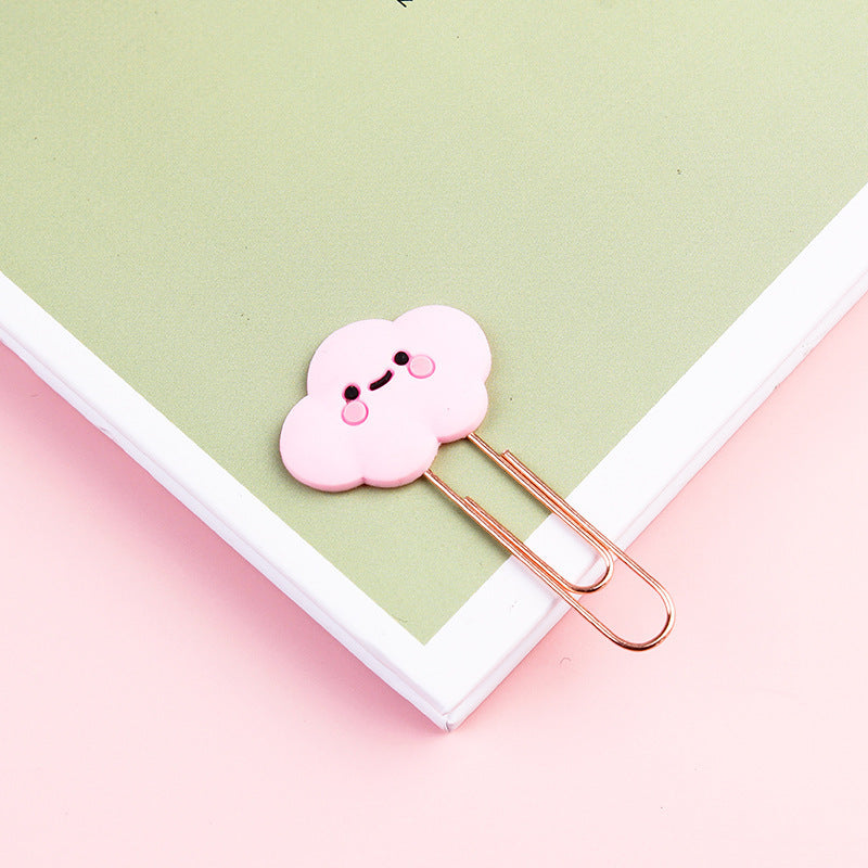 Cute Cartoon Metal Bookmark for Students