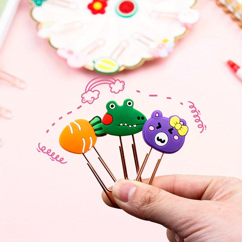 Cute Cartoon Metal Bookmark for Students