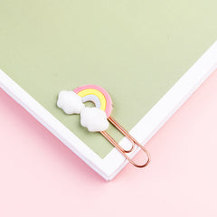Cute Cartoon Metal Bookmark for Students