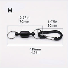 Portable Magnetic Buckle Keychain for Outdoor Activities