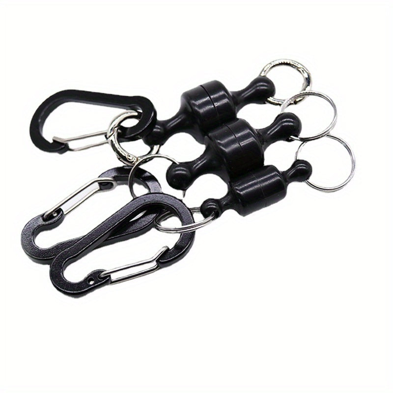 Portable Magnetic Buckle Keychain for Outdoor Activities