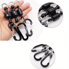 Portable Magnetic Buckle Keychain for Outdoor Activities