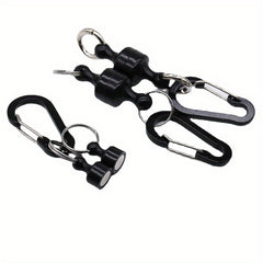 Portable Magnetic Buckle Keychain for Outdoor Activities