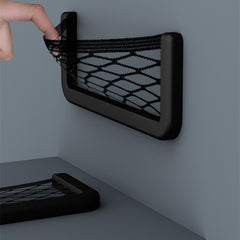 Car Storage Net Box Adhesive Pocket Mobile Phone Holder Car Accessories
