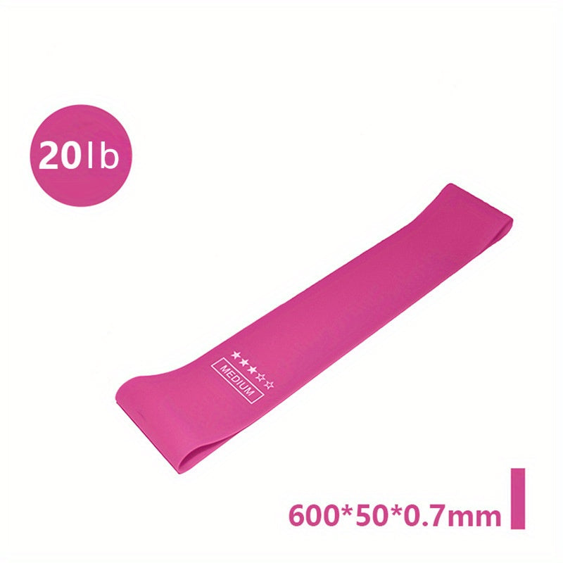 Portable Yoga Resistance Band TPE Fitness Stretching Rope