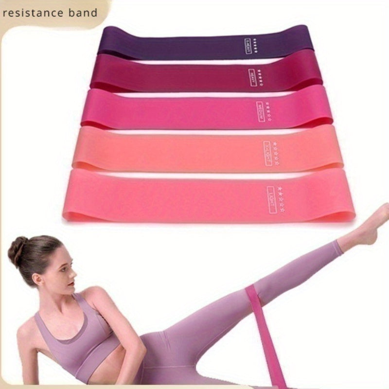 Portable Yoga Resistance Band TPE Fitness Stretching Rope
