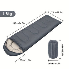 Lightweight Camping Sleeping Bag 5-15°C Temp Outdoor Travel