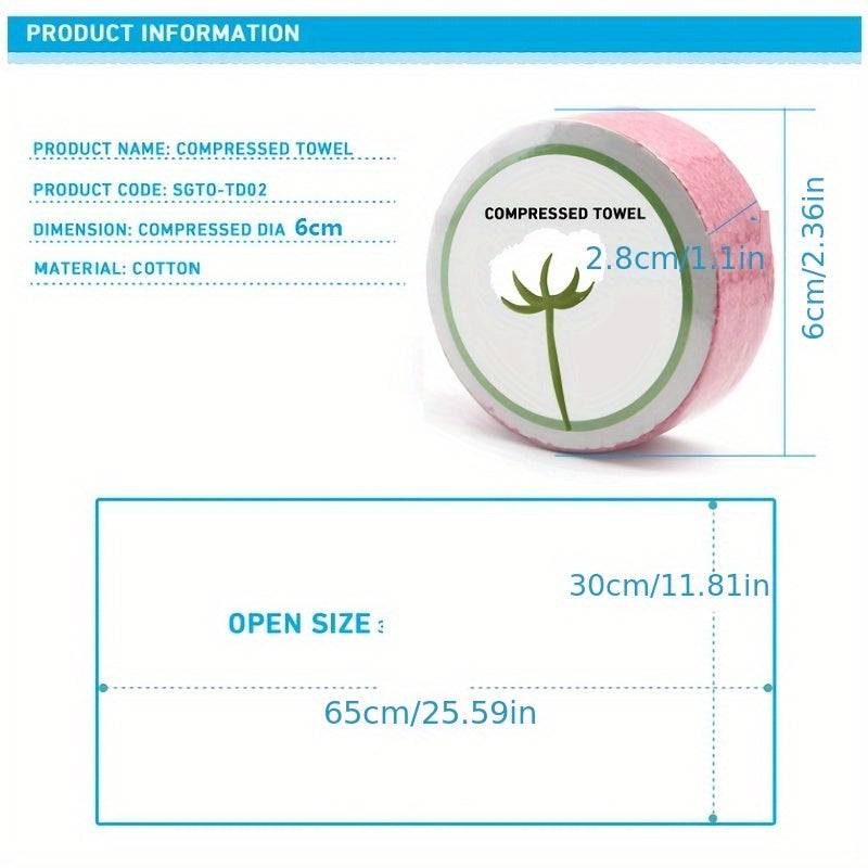 Magic Nonwoven Compressed Towel Mini Face Towel Travel Disposable Towel