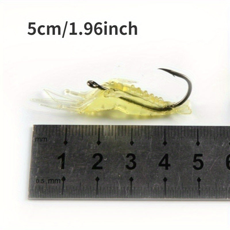 10pcs Soft Shrimp Fishing Lures Bionic Soft Lures