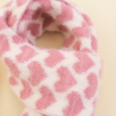 Children's Knitted Hat & Scarf Set - Winter Warm Christmas Hat