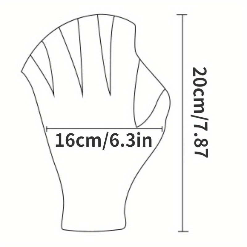 2MM Swimming Fins Chloroprene Rubber Diving Gloves