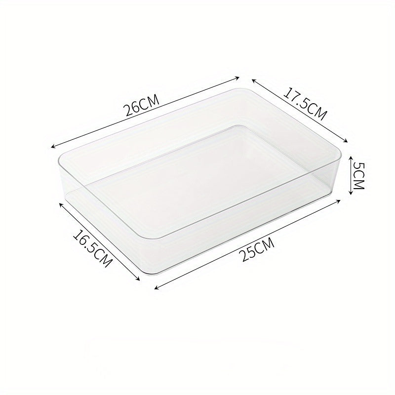 Clear Makeup Drawer and Cabinet Organizer Divider