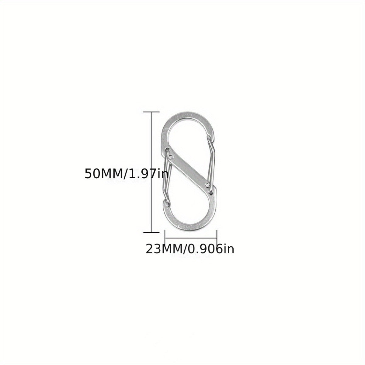 Aluminum S Buckle For Outdoor Camping Backpacking