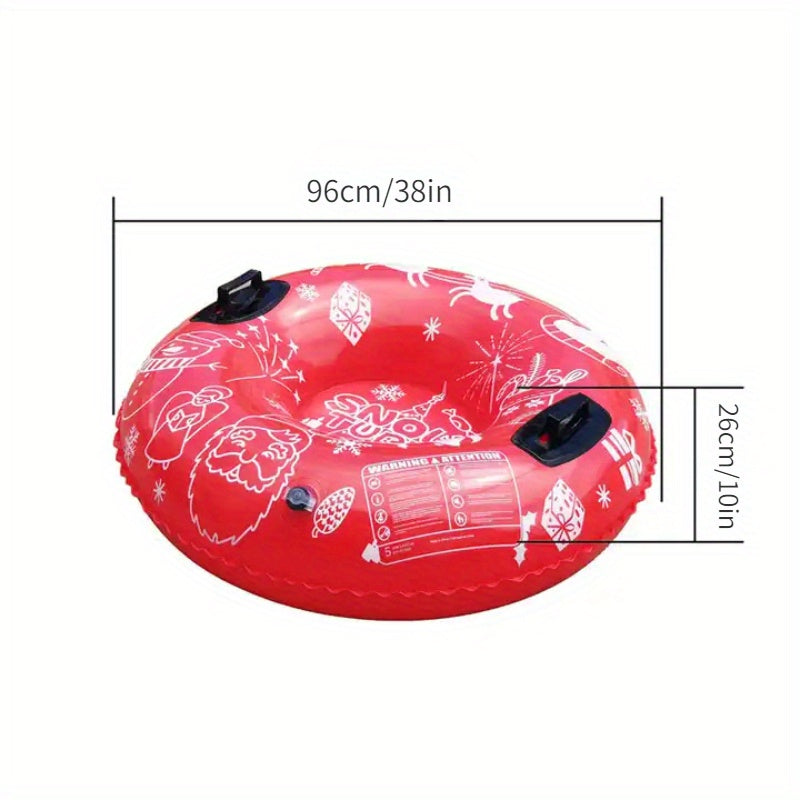 Thickened Inflatable Skiing Ring Winter Snow Toy