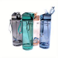 800ML Sports Water Bottle With Straw for Outdoor Activities
