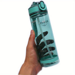 800ML Sports Water Bottle With Straw for Outdoor Activities