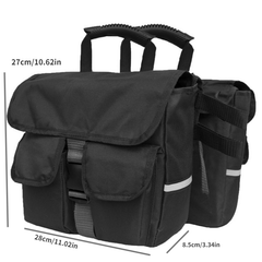 Bicycle Rear Pannier Cycling Rack Bag Mountain Bike Saddle Bag