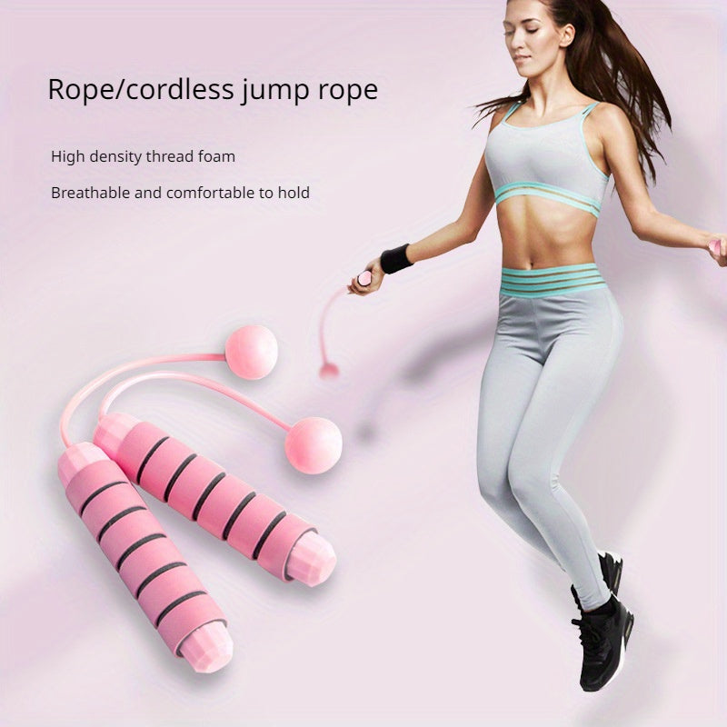 Cordless Jump Rope Weighted Skipping Rope for Fitness Exercise