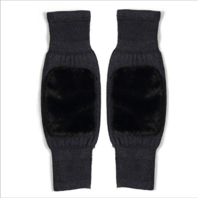 Autumn Winter Thickened Warm Knee Pads - Plus Velvet Leg Protector