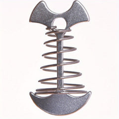 10pcs Stainless Steel Spring Fishbone Ground Nail Aluminum Alloy Anchor