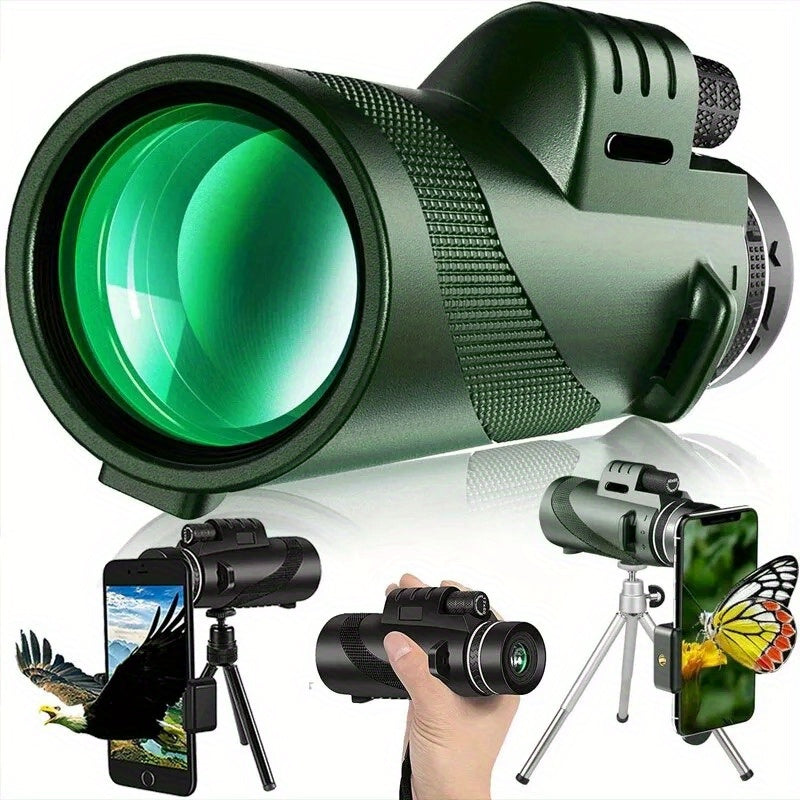 Portable Zoom HD Monocular Telescope for Outdoor Activities