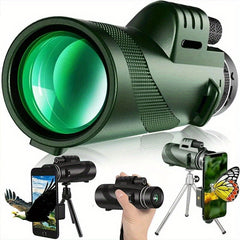 Portable Zoom HD Monocular Telescope for Outdoor Activities