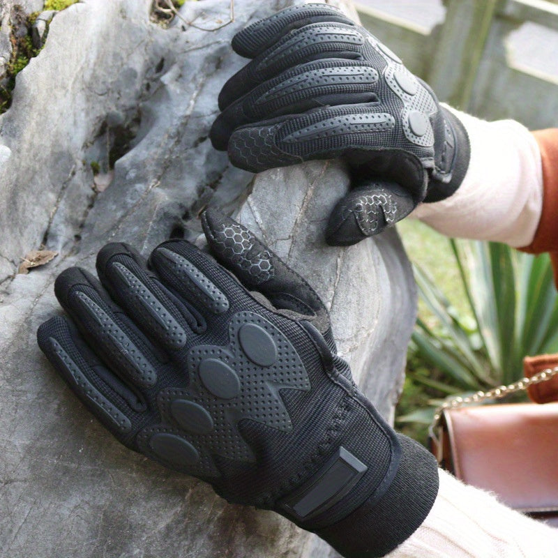 Winter Warm Non-slip Touch Screen Velvet Gloves for Outdoor Activities