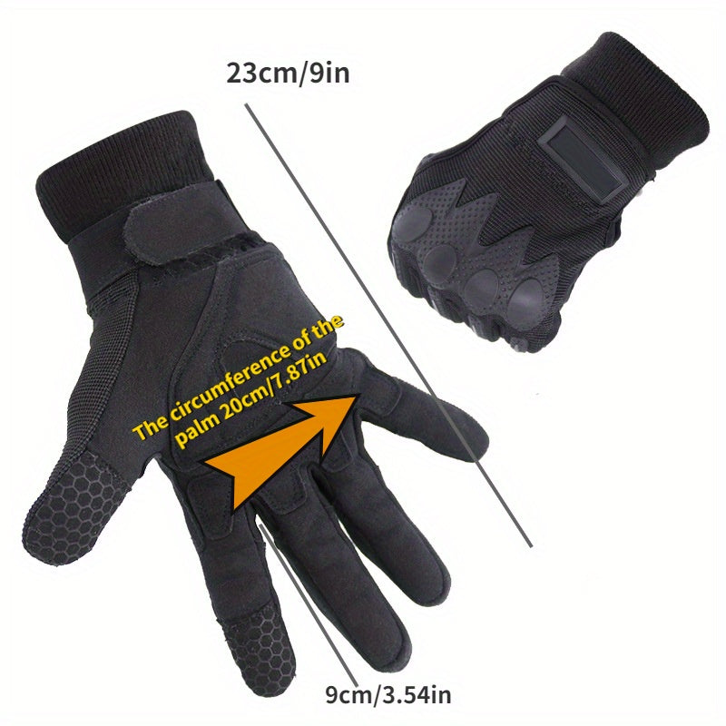 Winter Warm Non-slip Touch Screen Velvet Gloves for Outdoor Activities
