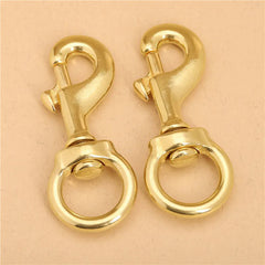 Solid Brass Snap Hook for Bag Strap and Pet Leash