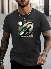 Car Print Men's Graphic Active T shirt Casual Comfy Tees
