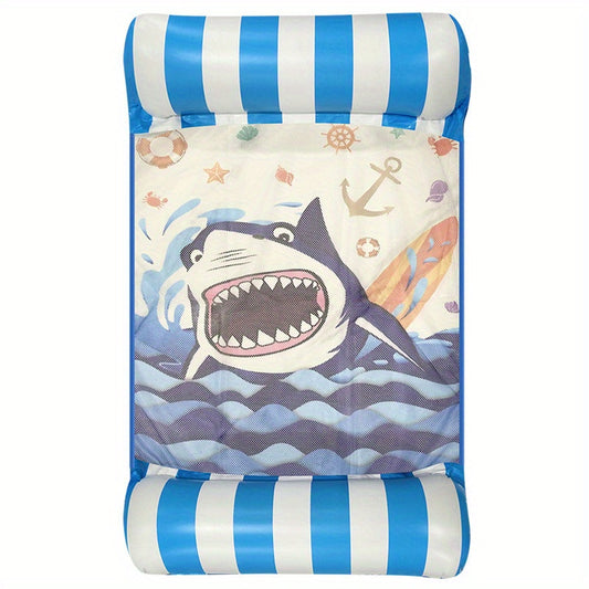 Square Pool Float Lounger Inflatable with Headrest