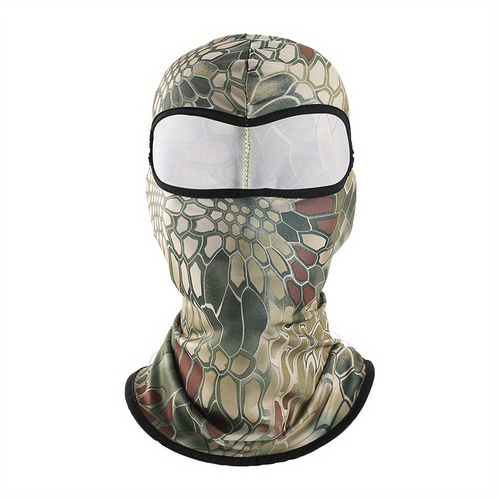 2pcs Balaclava Riding Mask Winter Outdoor Sunscreen Windproof Neck Gaiter