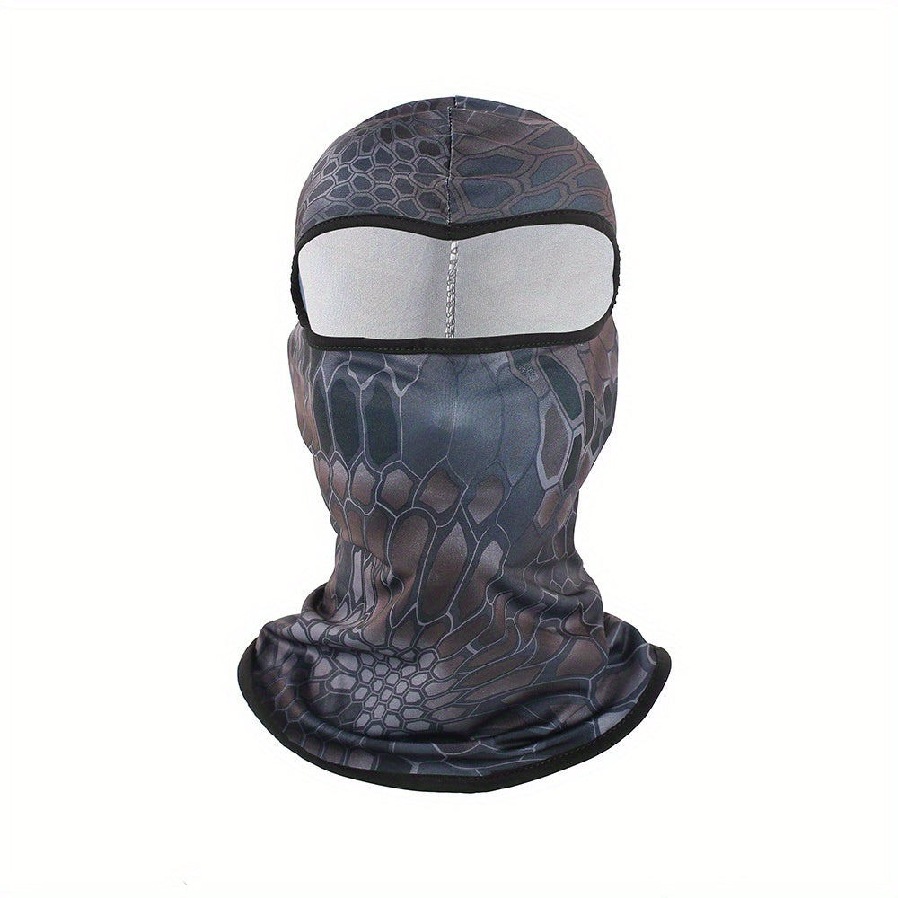 2pcs Balaclava Riding Mask Winter Outdoor Sunscreen Windproof Neck Gaiter