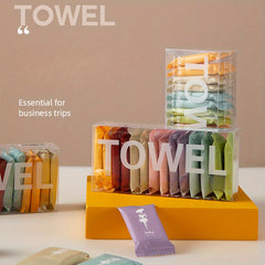 Disposable Compressed Towel Portable Face Towel for Travel & Camping
