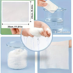 Disposable Compressed Towel Portable Face Towel for Travel & Camping