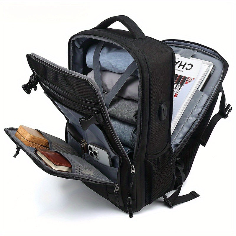 Men's Outdoor Backpack Expansion Large Capacity Business Computer Bag