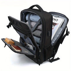 Men's Outdoor Backpack Expansion Large Capacity Business Computer Bag