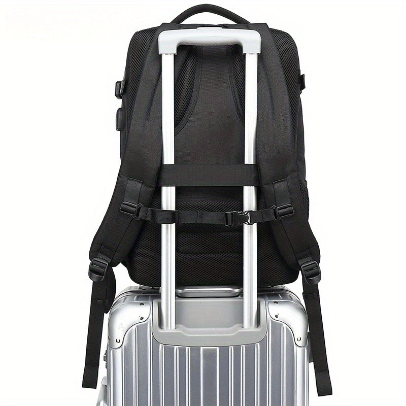 Men's Outdoor Backpack Expansion Large Capacity Business Computer Bag