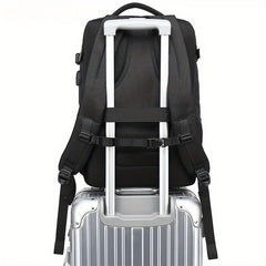 Men's Outdoor Backpack Expansion Large Capacity Business Computer Bag