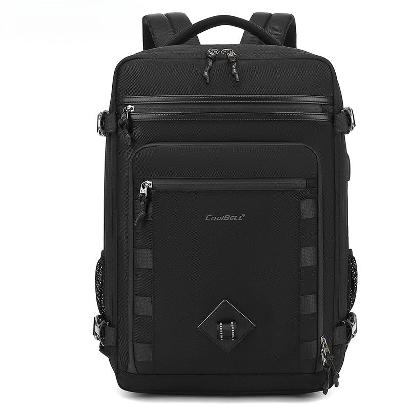 Men's Outdoor Backpack Expansion Large Capacity Business Computer Bag