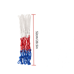 4pcs Durable Basketball Net Replacement