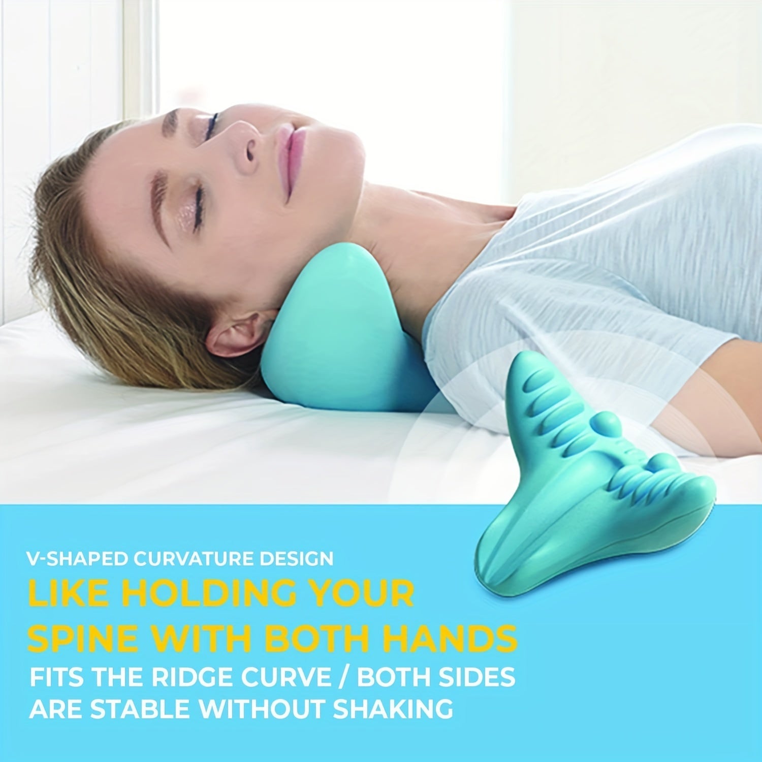 Silicone Spine Retractor Cervical Pillow Muscle Relaxation Traction