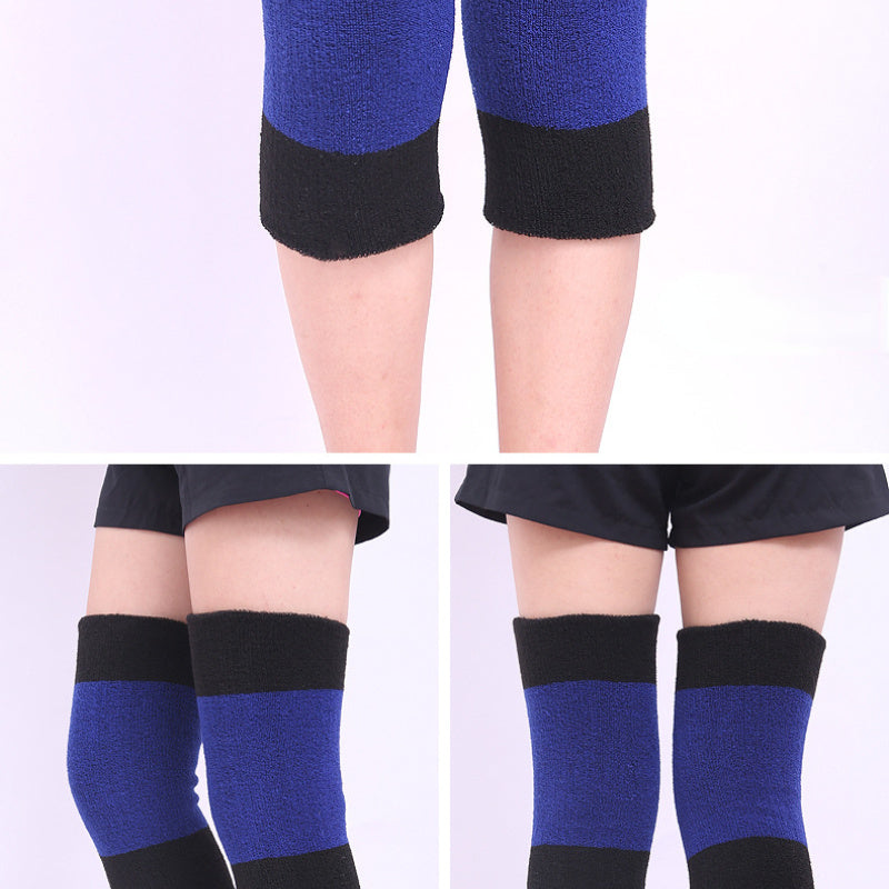 1pc Winter Warm Knee Pad Thickened Leg Warmer Cold Protection Knee Pad