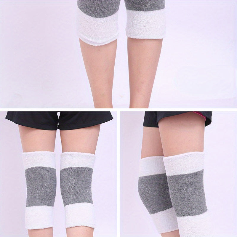 1pc Winter Warm Knee Pad Thickened Leg Warmer Cold Protection Knee Pad