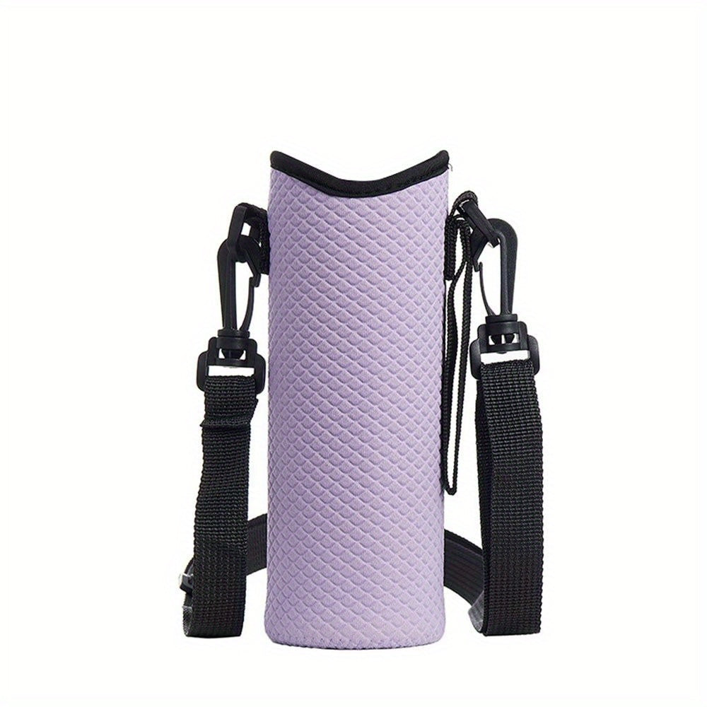 Water Bottle Carrier Bag with Adjustable Strap for Sports