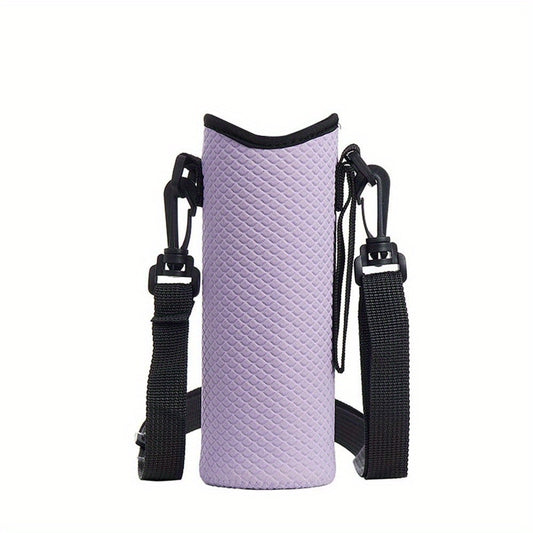 Water Bottle Carrier Bag with Adjustable Strap for Sports