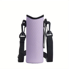 Water Bottle Carrier Bag with Adjustable Strap for Sports