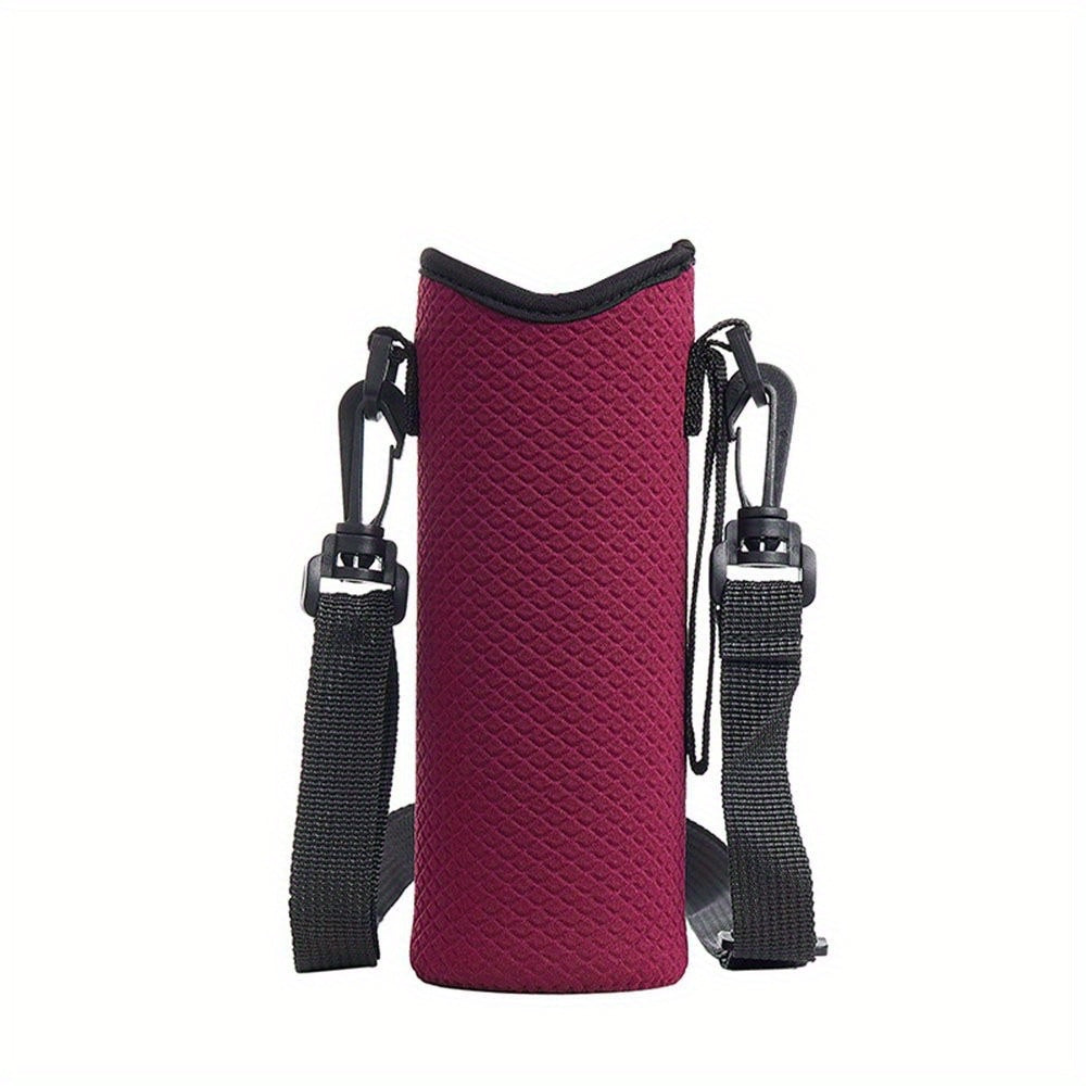 Water Bottle Carrier Bag with Adjustable Strap for Sports