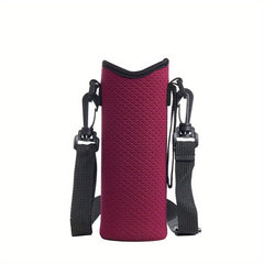 Water Bottle Carrier Bag with Adjustable Strap for Sports