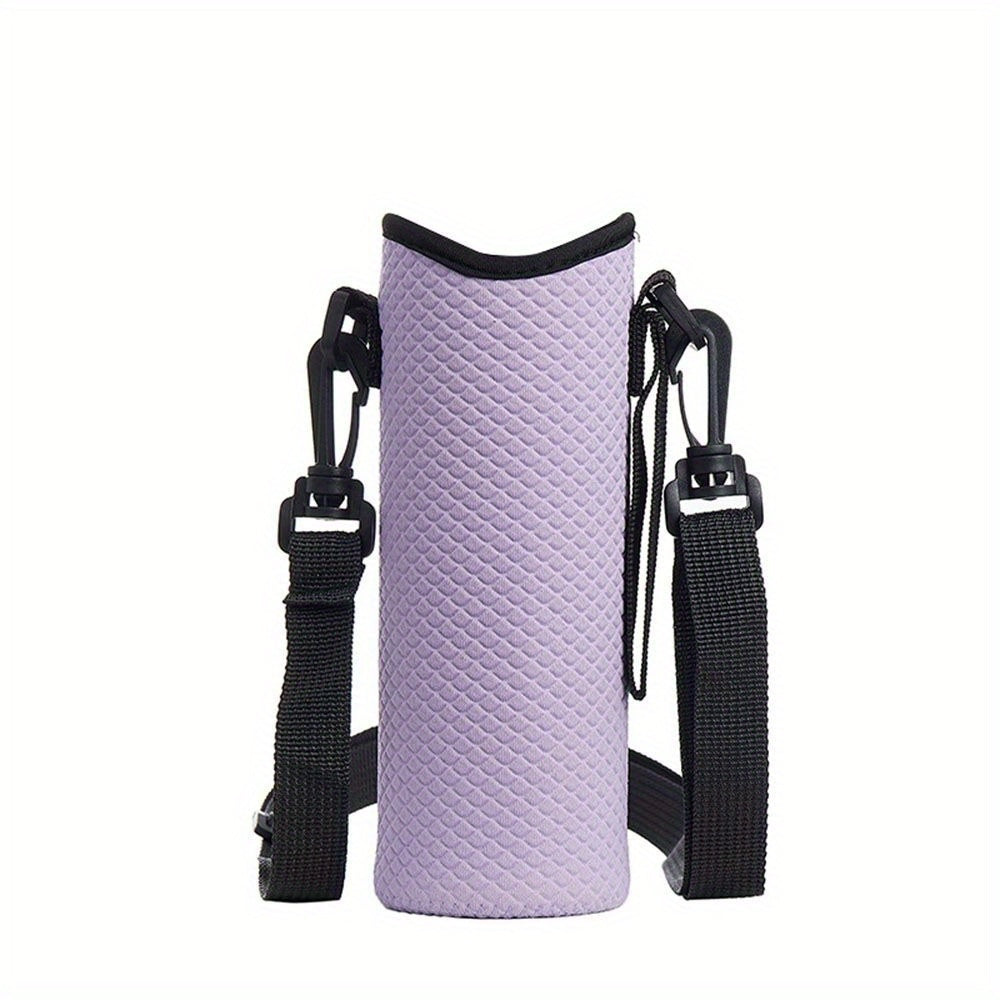 Water Bottle Carrier Bag with Adjustable Strap for Sports